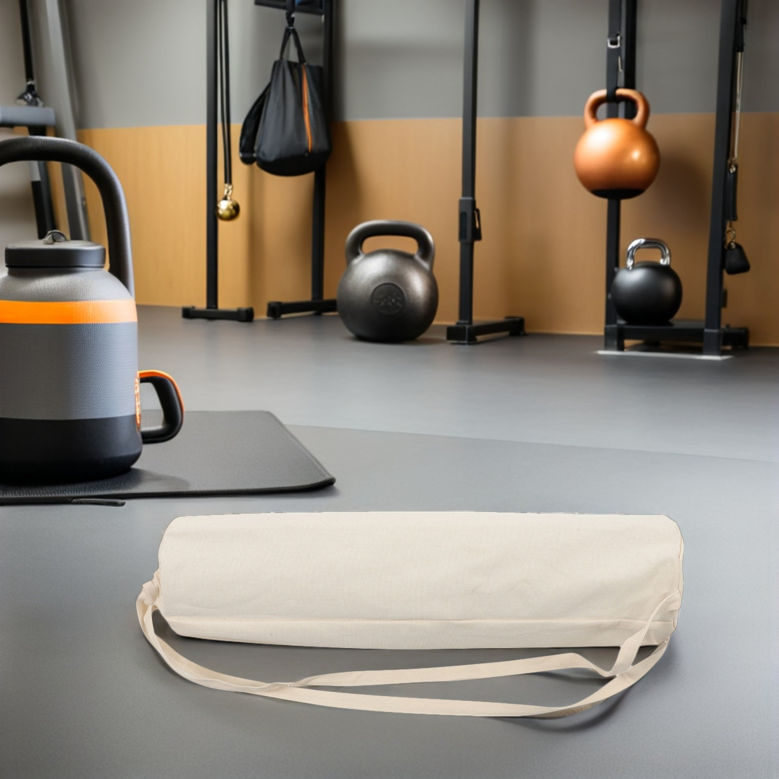 Yoga Mat - ヨガマット収納バッグ。ドローストリング付きで軽量、折りたたみ可能。肩掛けストラップ付きで、ワークアウト、フィットネス、旅行、ジムでの使用に最適なアクセサリー収納ケース。
