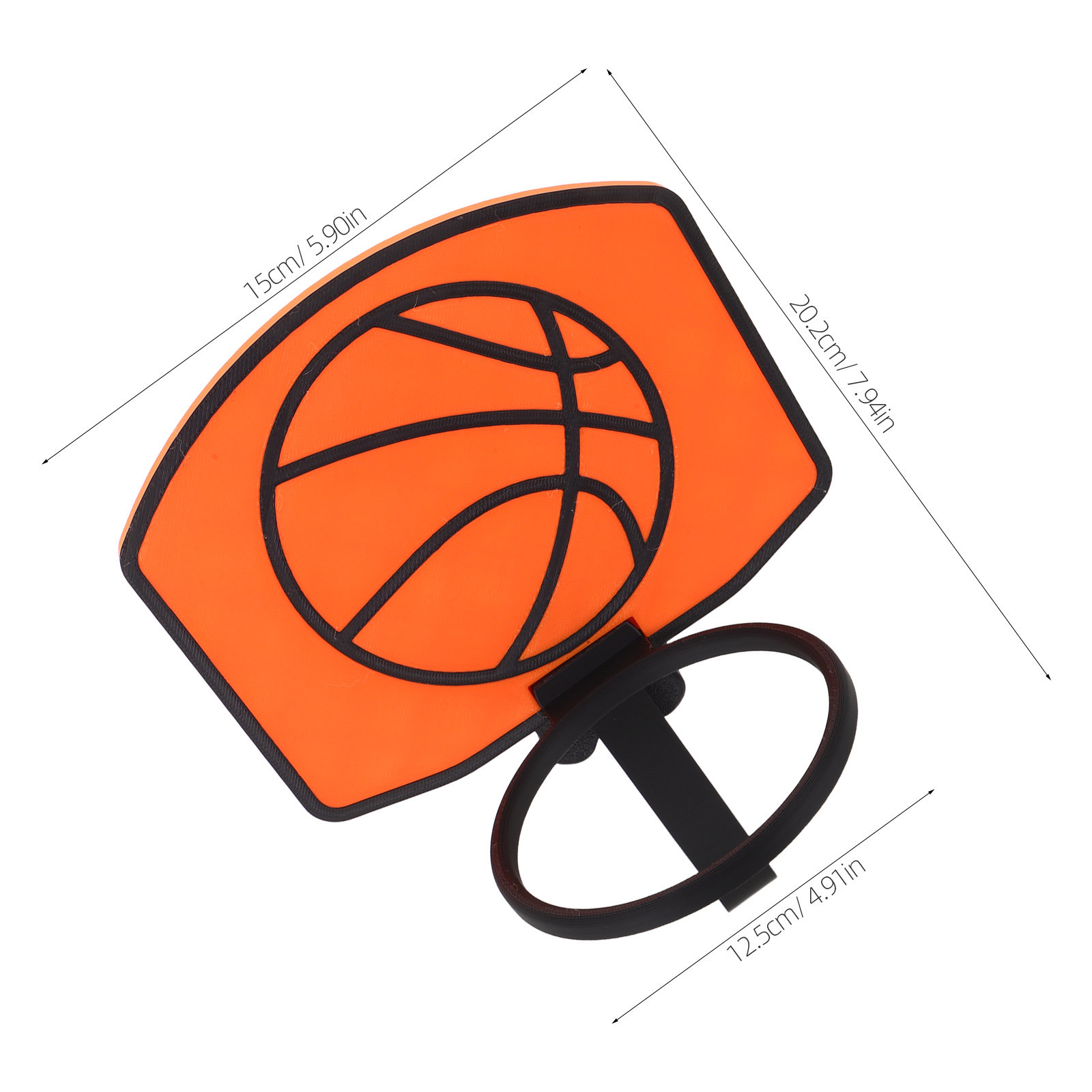 洗練されたデザインのバックボードが付いた、クリップ式のミニバ - Basketball Hoop のレビューと価格