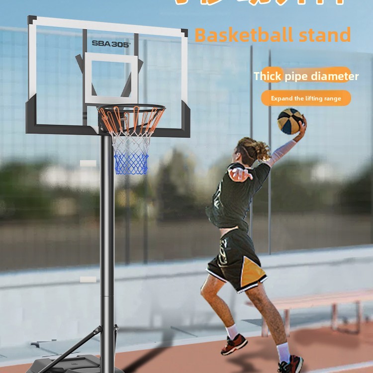 バスケットボールゴール。高さ調節可能。標準サイズのリング。屋 - Basketball Hoop のレビューと価格