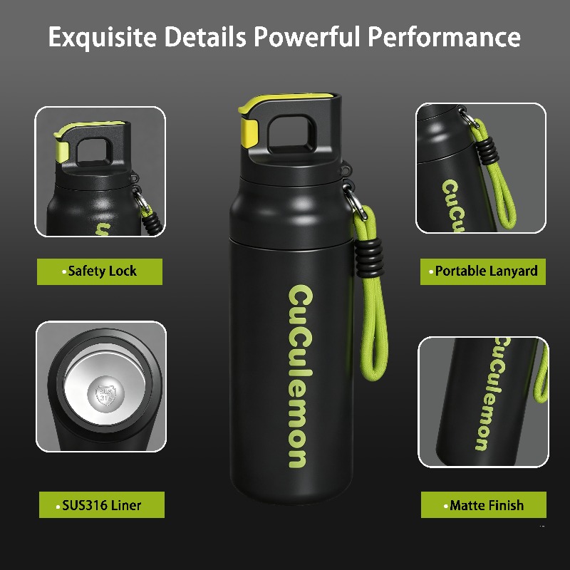 「ザ・シムズ4」シリーズの断熱水筒。ステンレス製で、フリップ - Sports Water Bottle Insulated のレビューと価格
