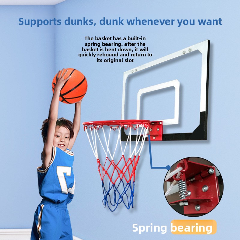 子供用バスケットボールゴール。屋外用。壁に取り付け可能。穴あ - Basketball Hoop のレビューと価格