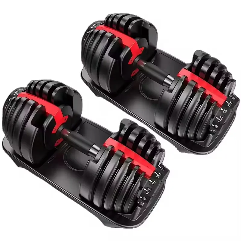 24kgの調整可能なウェイトダンベルセット。筋力トレーニング - Dumbbell Set のレビューと価格