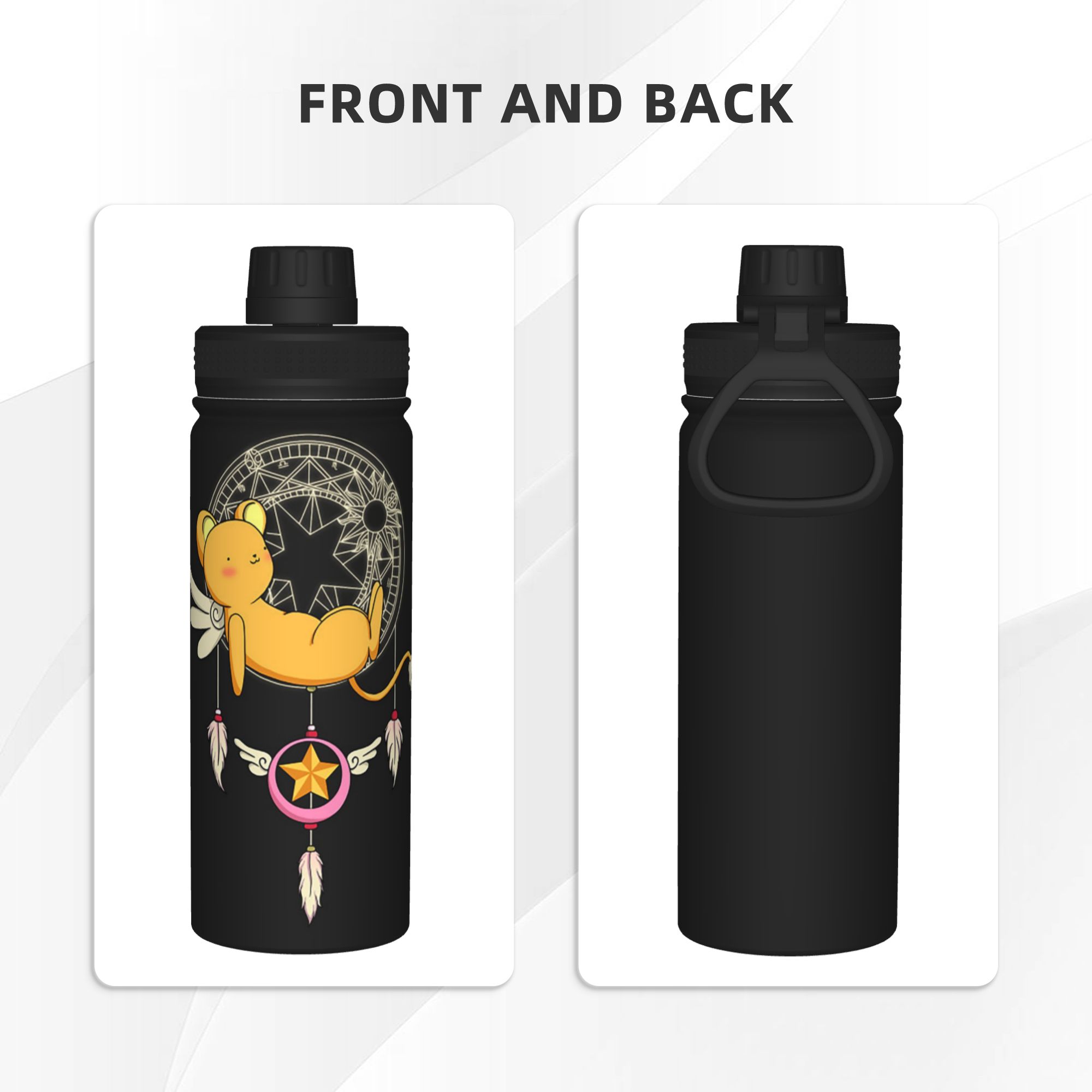 カードキャプターさくらのアニメをモチーフにした、18オンスの - Sports Water Bottle Insulated のレビューと価格