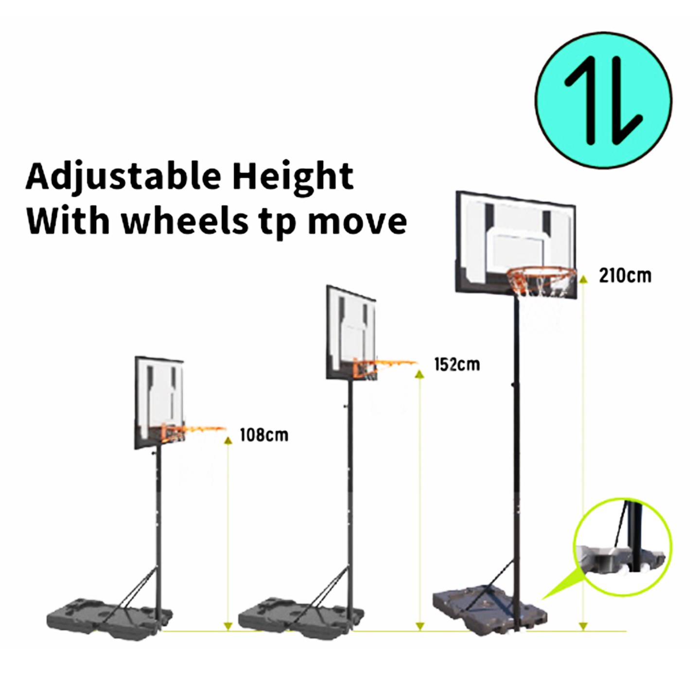 卸売用バスケットボールゴール、持ち運び可能なバスケットボール - Basketball Hoop のレビューと価格
