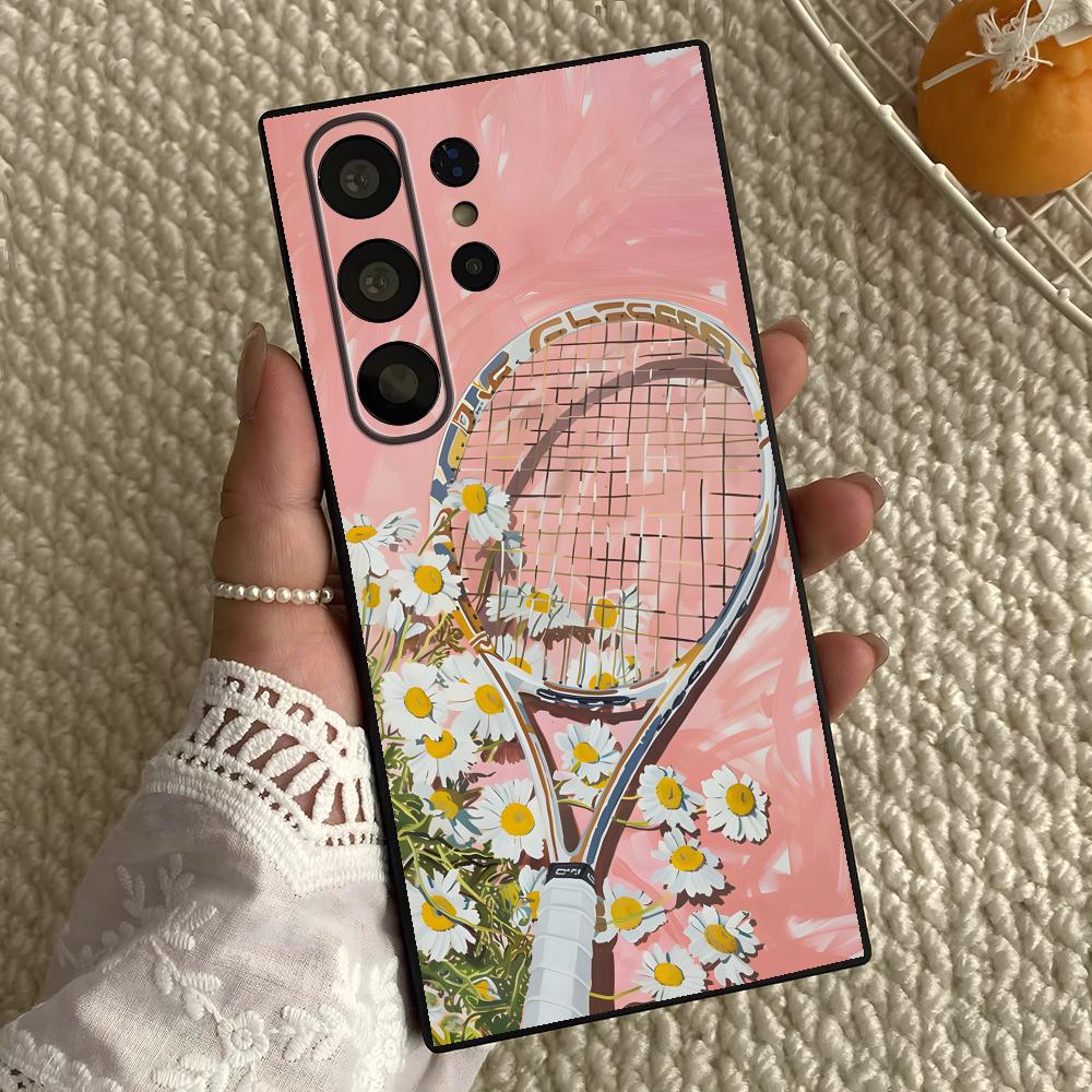 テニスラケット電話ケースサムスンギャラクシー S26 S25 - Tennis Racket のレビューと価格